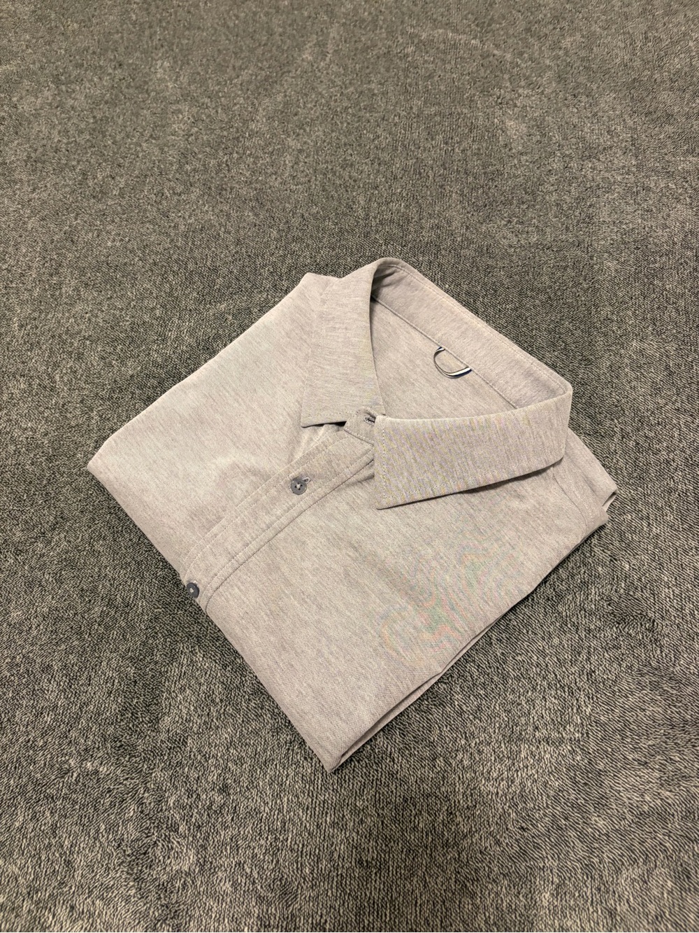 Kit and Ace Short Sleeve Button Up Grey Size XL